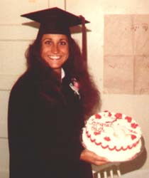 Patricia Newman on her college graduation day.