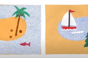 Water Land Story Collage